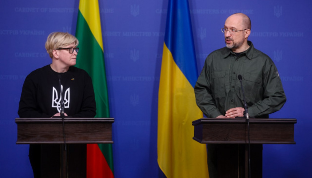 PMs of Ukraine and Lithuania discuss toughening sanctions against Russia