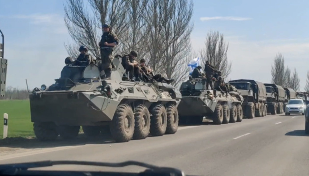 Duży konwój wojsk rosyjskich w rejonie Rostowa zmierza w kierunku Donbasu - CNN