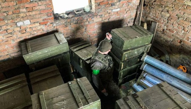 Russian ammunition warehouse found in Kyiv region