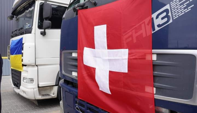 Вінниця отримала 100 тонн продовольчого вантажу від швейцарської гуманітарної місії