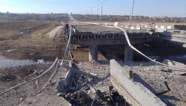 В Україні з початку війни зруйнували близько 300 мостів
