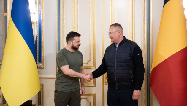 Зеленський зустрівся з прем’єром Румунії