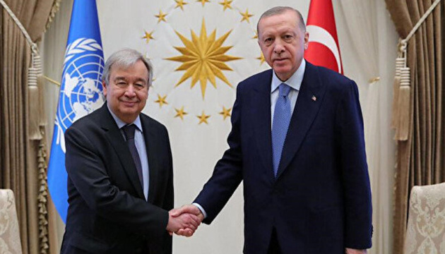 Генсек ООН обговорив з Ердоганом результати зустрічі з путіним
