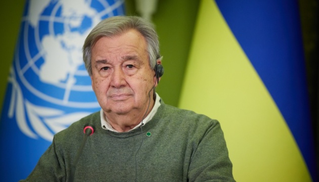 En Ukraine, António Guterres s'engage à continuer à chercher « des solutions et une paix juste »