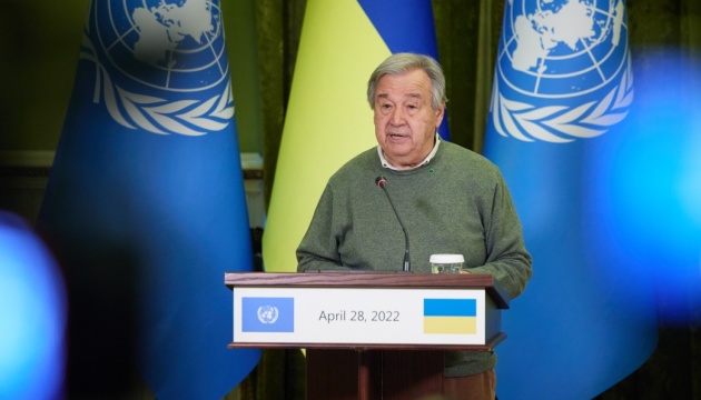 António Guterres : Je veux que le peuple ukrainien sache que le monde vous voit, vous entend et est impressionné par votre résilience et votre détermination