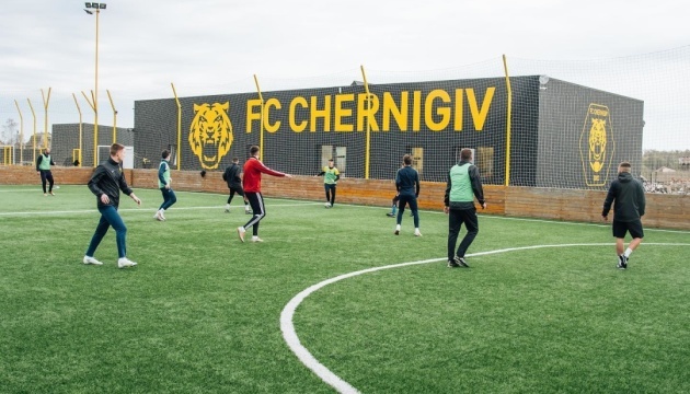 Футбольний клуб «Чернігів» провів тренування на рідному стадіоні