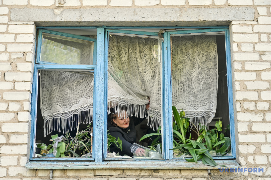 Оріхів, Запорізька область, 8 травня. Фото: Дмитро Смольєнко