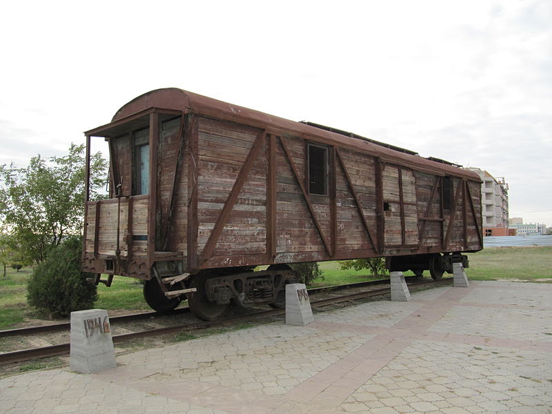 Тип вагону-«теплушки», у якому везли кримських татар