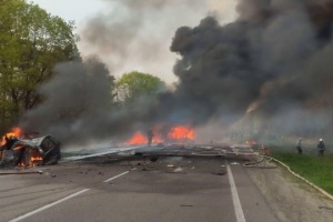 27 Menschen kommen bei schwerem Verkehrsunfall in Region Riwne ums Leben