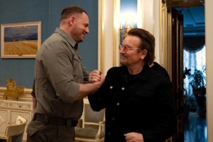 Ермак договорился с Боно, что предстоящие концерты U2 пройдут в Украине после войны