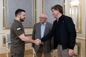 Zełenski spotkał się z przewodniczącymi obu izb irlandzkiego parlamentu

