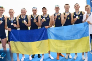 Українські юніори виграли три медалі на Євро з академічного веслування
