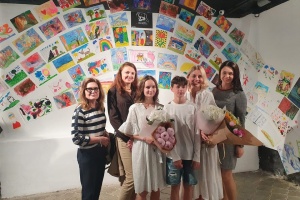 У Львові відкрили виставку малюнків дітей, які постраждали від війни