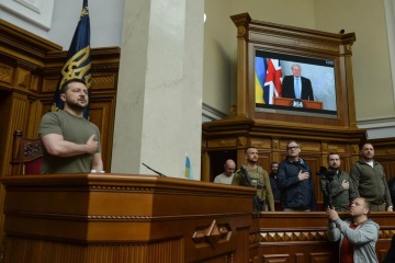 Johnson’s address to Verkhovna Rada: I know and believe Ukraine will win
