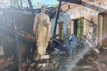 Region Charkiw: Museum von Philosoph Skoworoda bei Raketenangriff ausgebrannt