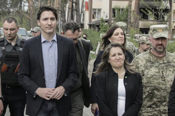 Trudeau visita Irpin