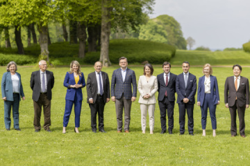 Kuleba se reúne con misistros de Exteriores del G7
