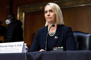 Le Sénat américain confirme Bridget Brink comme nouvelle ambassadrice du pays en Ukraine