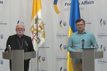 Le Secrétaire du Saint-Siège arrive en Ukraine pour confirmer la proximité du Pape aux Ukrainiens