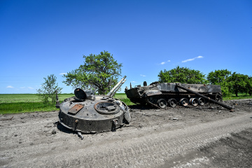 Feindliche Kolonne bei Krasnohoriwka zerstört - Landstreitkräfte