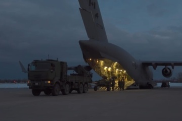 ウクライナ軍参謀本部、米国・カナダによる宇への軍事支援の動画を公開