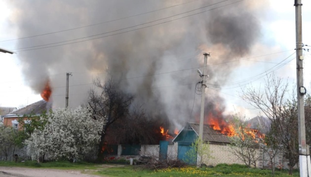 Russians launched three artillery strikes on Kharkiv over past day