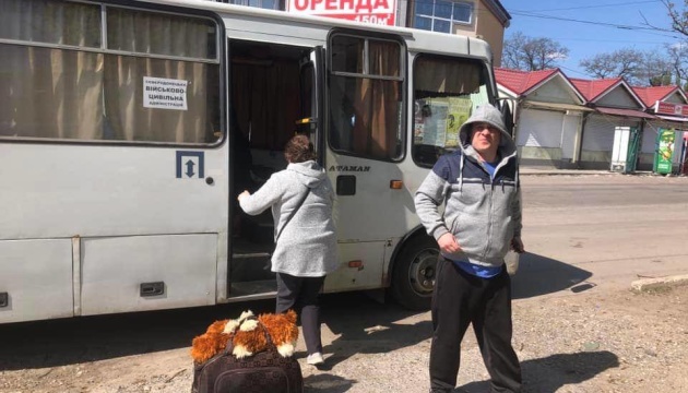 Another 49 people evacuated from Luhansk region