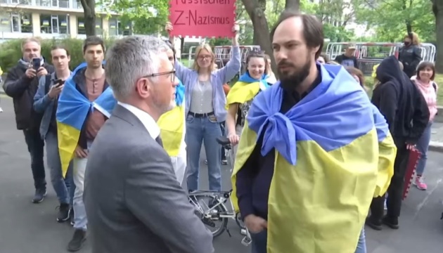 У Берліні українські активісти зірвали провокацію росіян
