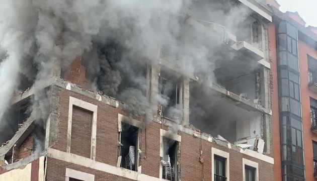 У центрі Мадрида в багатоповерхівці стався вибух газу, 18 поранених