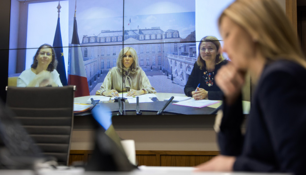 Зеленська подякувала Франції та Литві за прихисток жінок та дітей з України