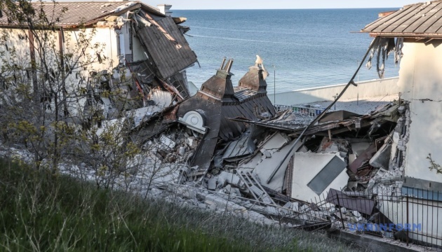 「海岸ホテルの非軍事化」　５月８日のオデーサへのミサイル攻撃の被害