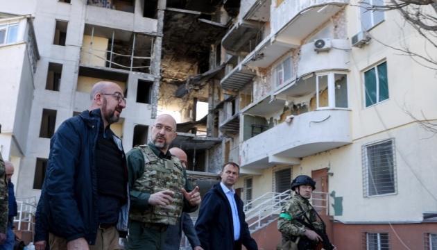 Russian missiles hit Odesa while EU’s Charles Michel was in town