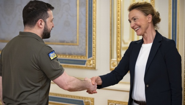 Zelensky se reúne con la secretaria general del Consejo de Europa