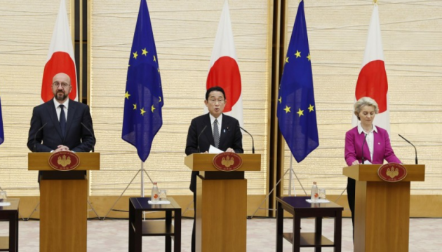 Japan, EU confirm sanctions policy toward Russia