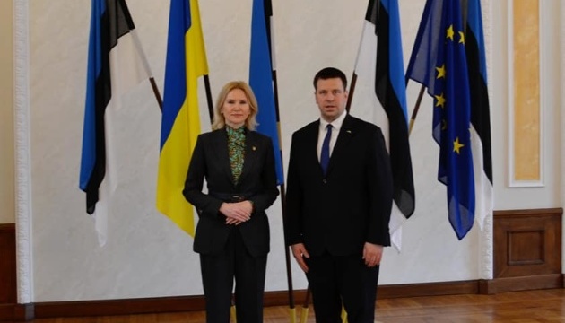 Кондратюк подякувала парламенту Естонії за всі рішення, ухвалені на підтримку України 