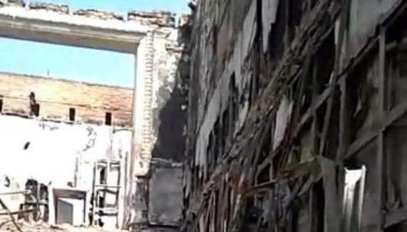 Russian invaders destroy synagogue in Mariupol