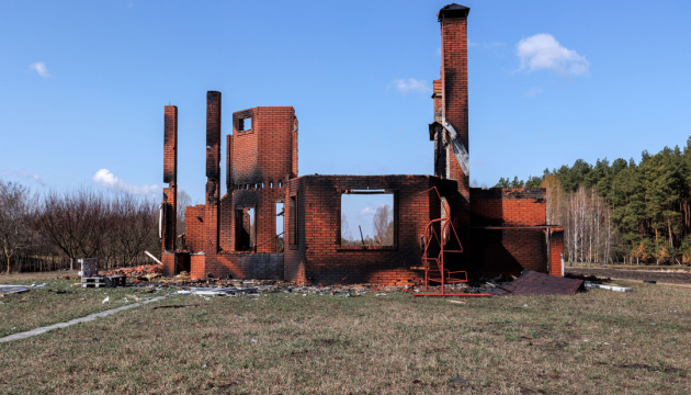 У Мотижині на Київщині росіяни зруйнували 15 будинків, 40 – пошкоджені 