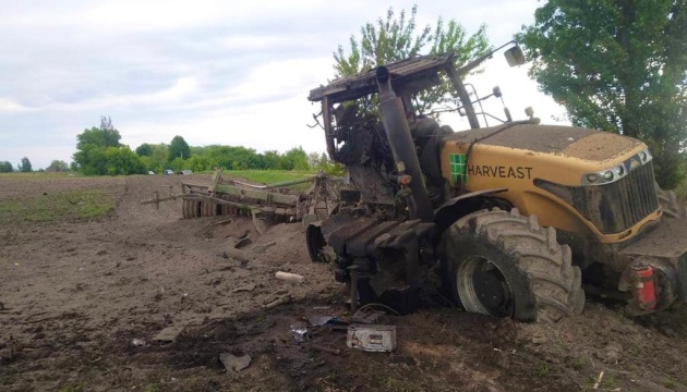 На Київщині трактор підірвався на встановленій росіянами міні