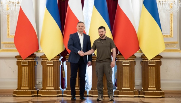 Duda on Zelensky's greetings: Not only gesture of friendship, but also act of brotherhood