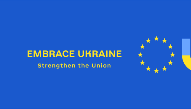 Embrace Ukraine campaign launched in support of Ukraine's EU membership