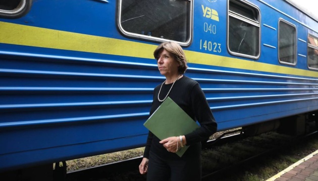 Catherine Colonna, ministre de l’Europe et des Affaires étrangères de France effectue son premier déplacement en Ukraine