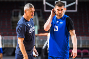 Баскетбол: Михайлюк провів перше тренування зі збірною України