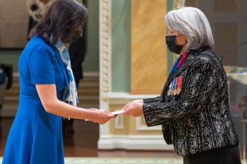 New Ambassador of Ukraine to Canada presents her credentials, gets to work