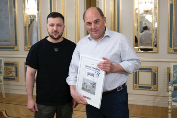  Präsident Selenskyj empfängt britischen Verteidigungsminister