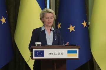 Konkluzja w sprawie statusu kandydata na Ukrainę nastąpi do końca przyszłego tygodnia - von der Leyen

