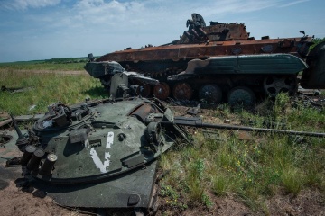 Generalstab aktualisiert Kampfverluste russischer Truppen: an einem Tag 75 russische Raketen abgefangen