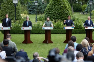Francja, Niemcy, Włochy i Rumunia popierają przyznanie Ukrainie statusu kandydata do UE