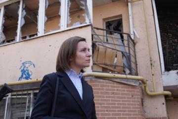 Sandu sieht mit eigenen Augen Zerstörungen in Butscha, Irpin und Borodjanka