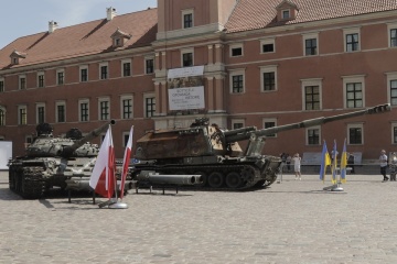 ポーランド首都にてウクライナ軍が破壊した露軍兵器の展覧会開始