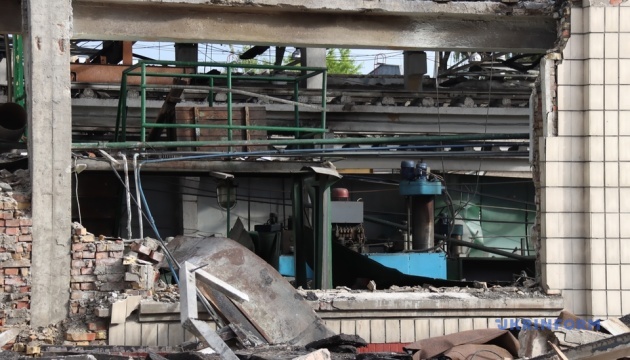 Darnytskyi Car Repair Plant after Russia’s missile strikes: Production shops destroyed but no tanks